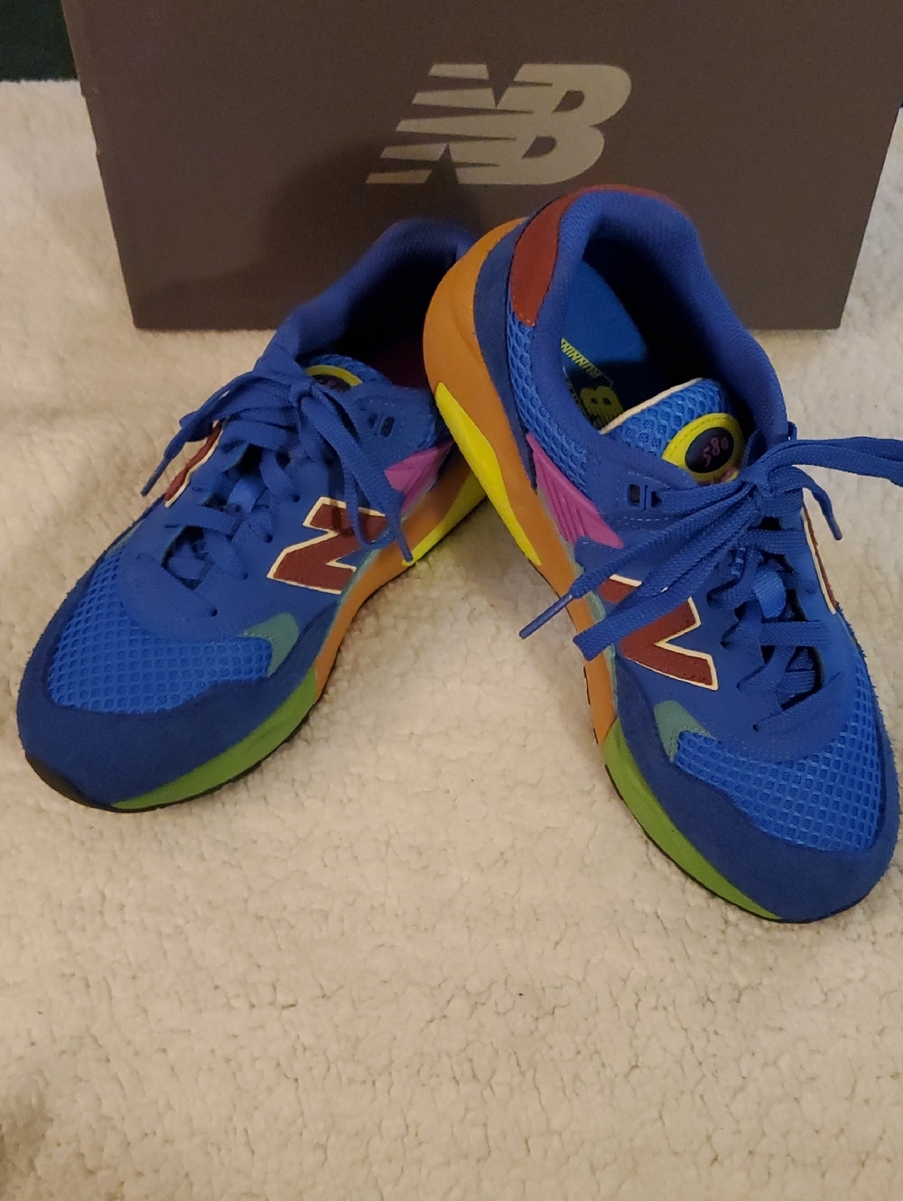New Balance Classics MEN'S 580 "Blue Multi-Color" - SZ M7.5/W9.0 - MT580HSB